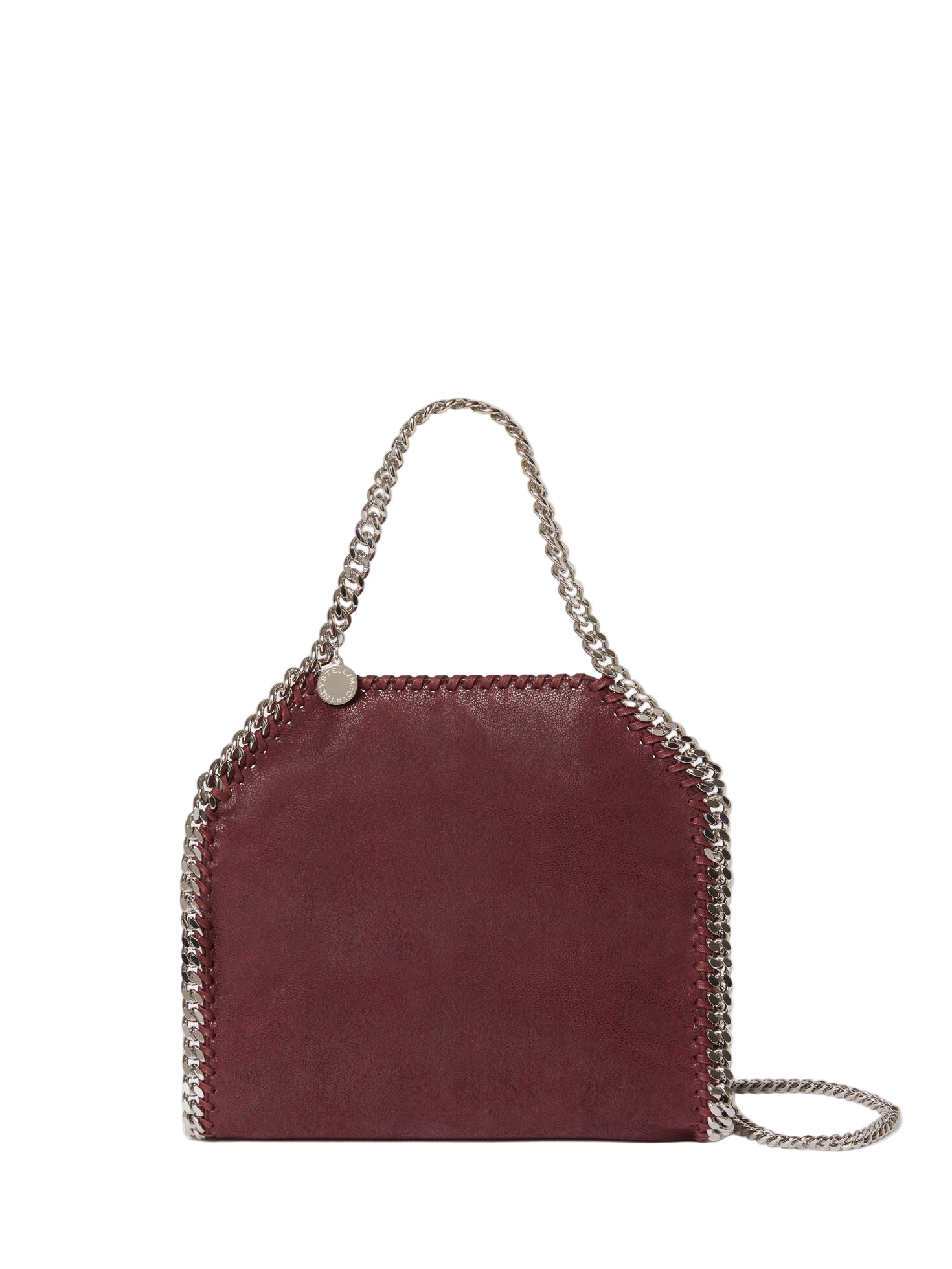 Falabella Mini Tote Bag, plum red