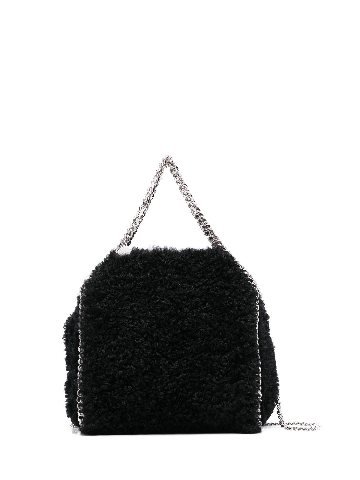 Falabella mini teddy tote bag, black