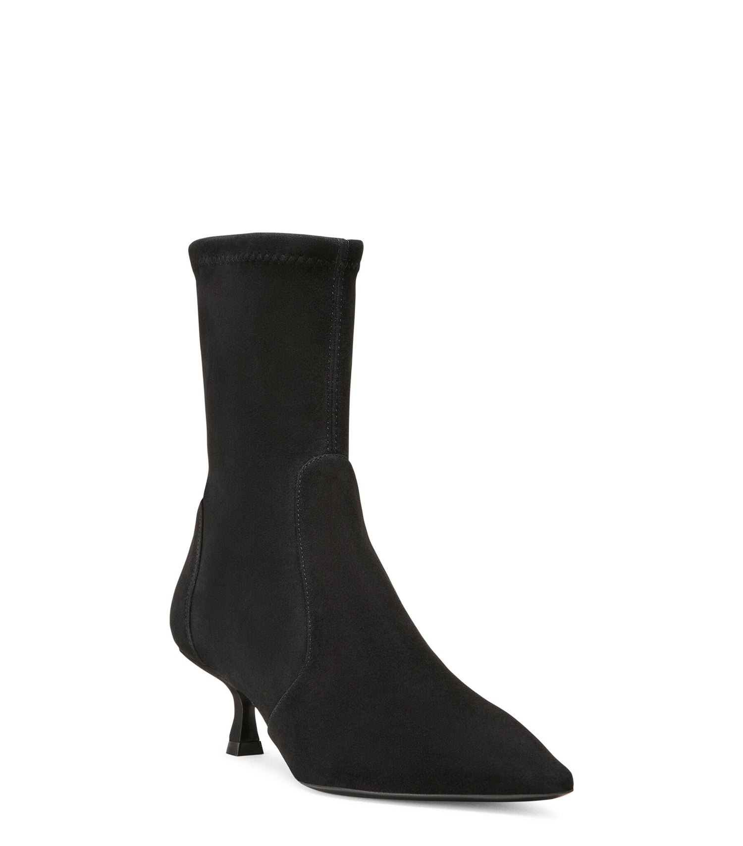 Naomi 50 suede bootie, black