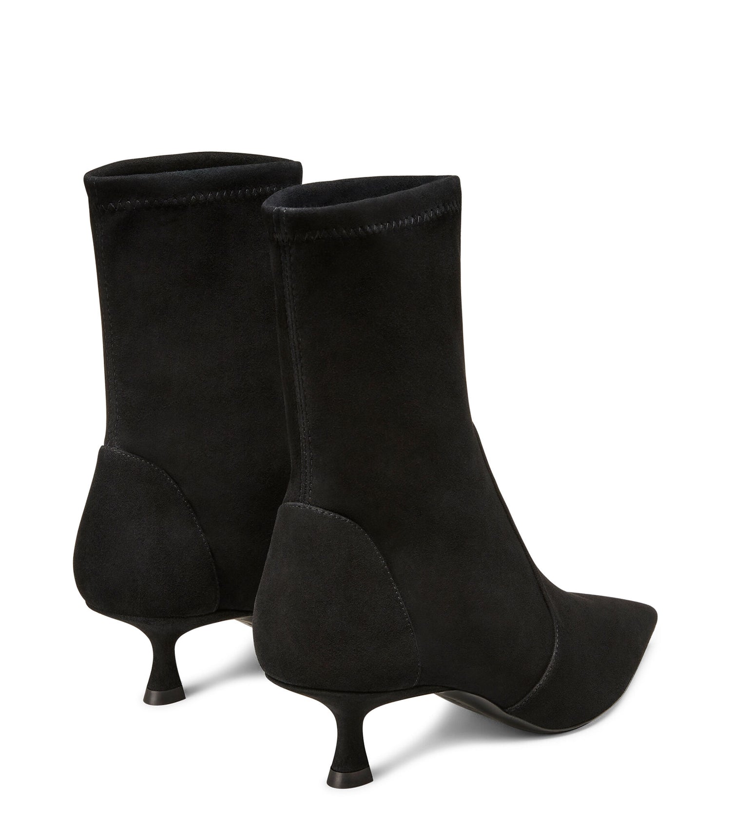 Naomi 50 suede bootie, black