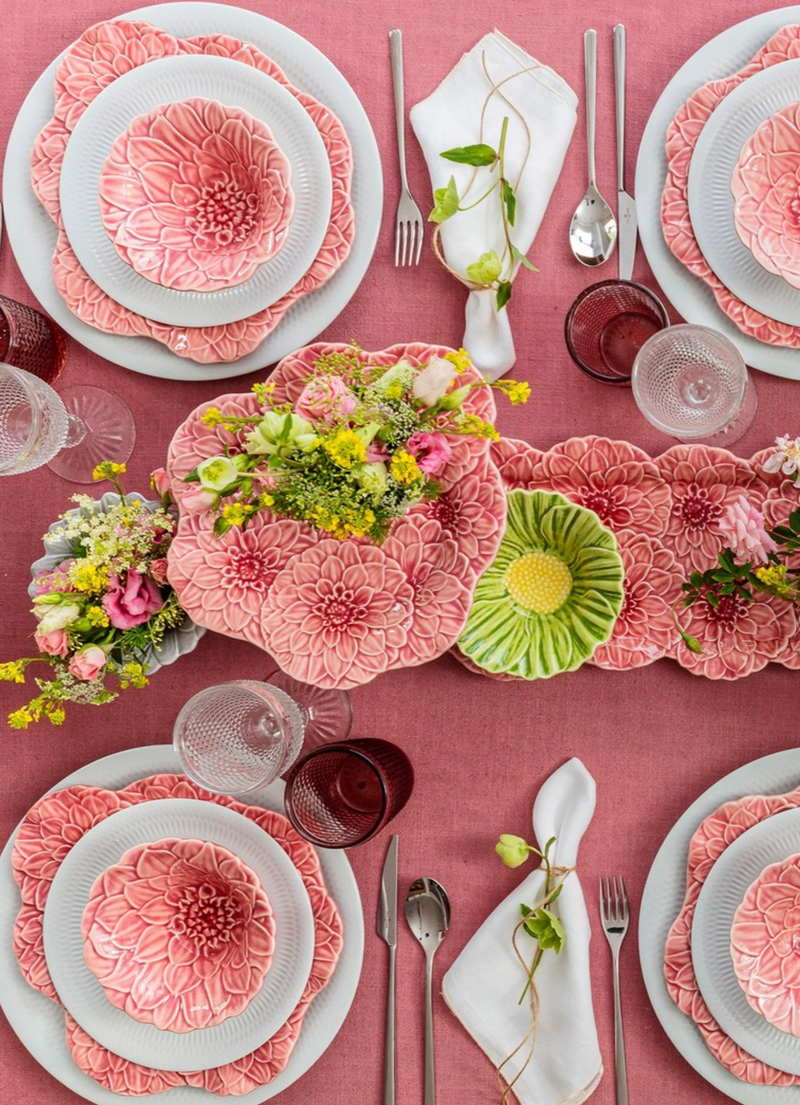 Dahlia tart tray, Maria Flor (47cm)