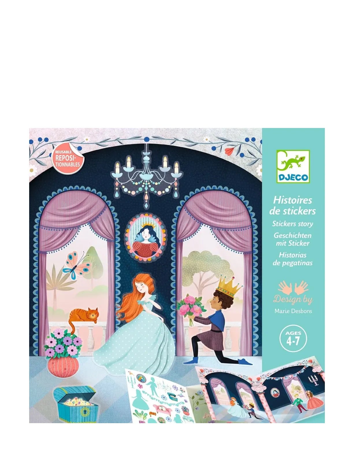 'Life in the castle' sticker activity set