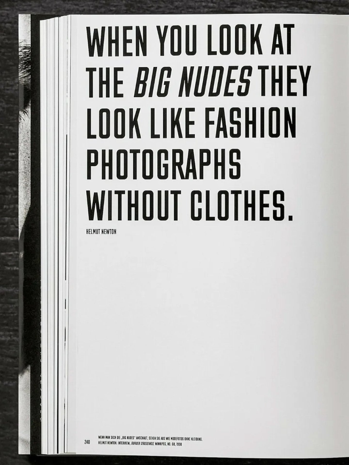 Helmut Newton. Legacy
