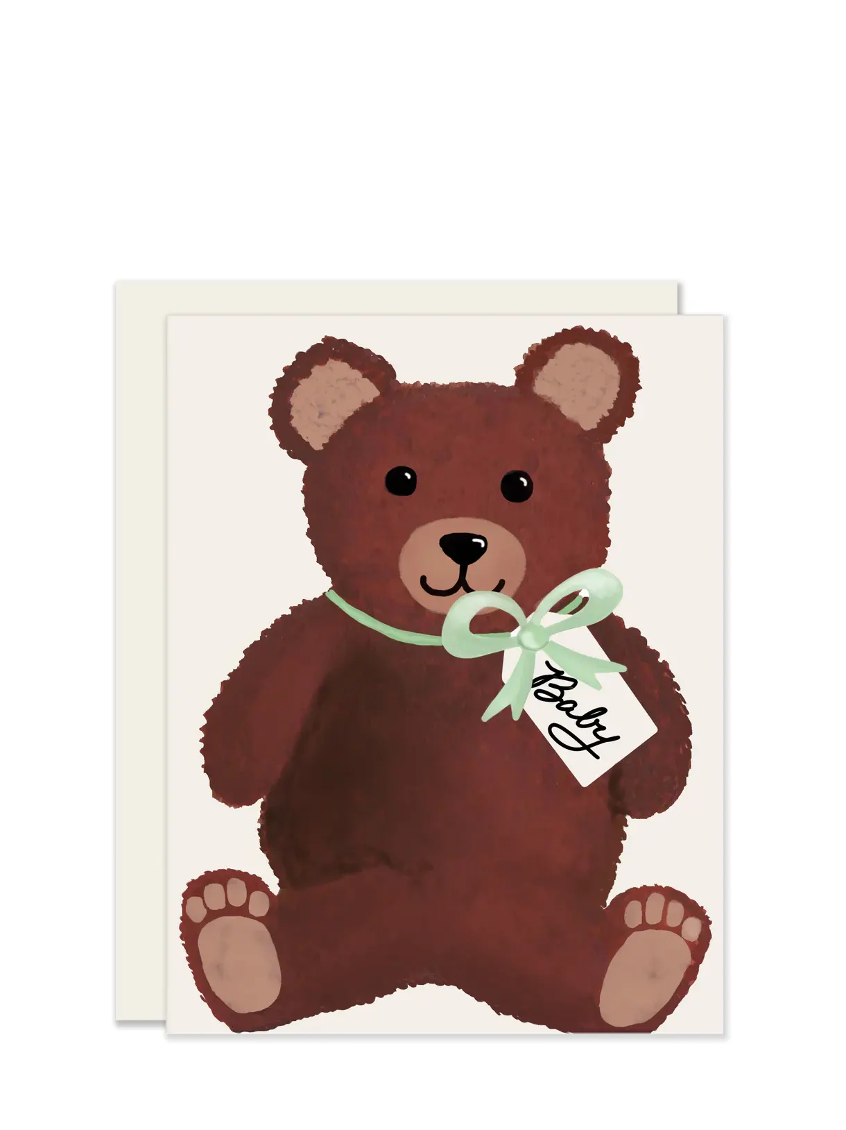 Teddy Bear - Baby card
