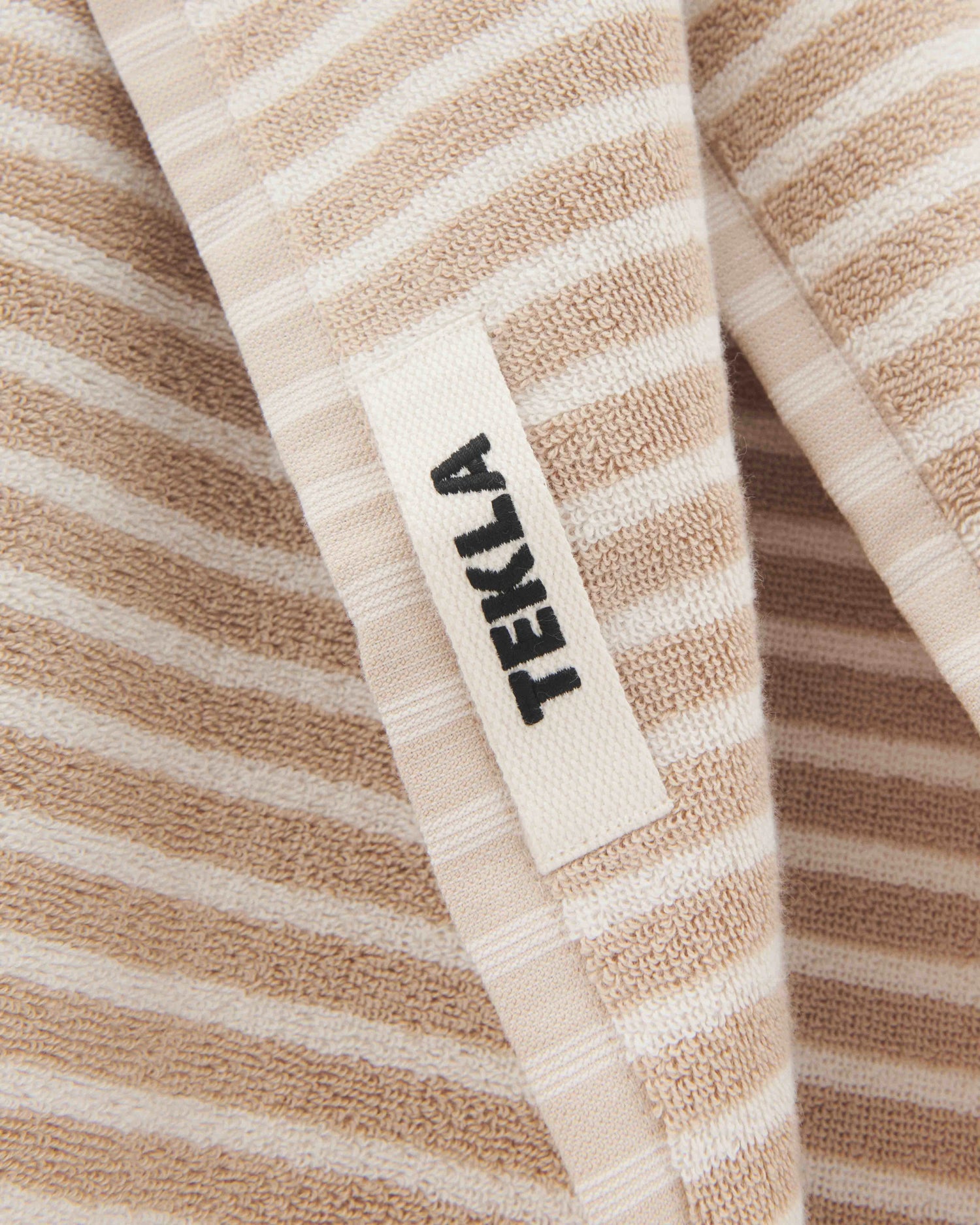 Hand Towel, Ivory Stripes (50x90)