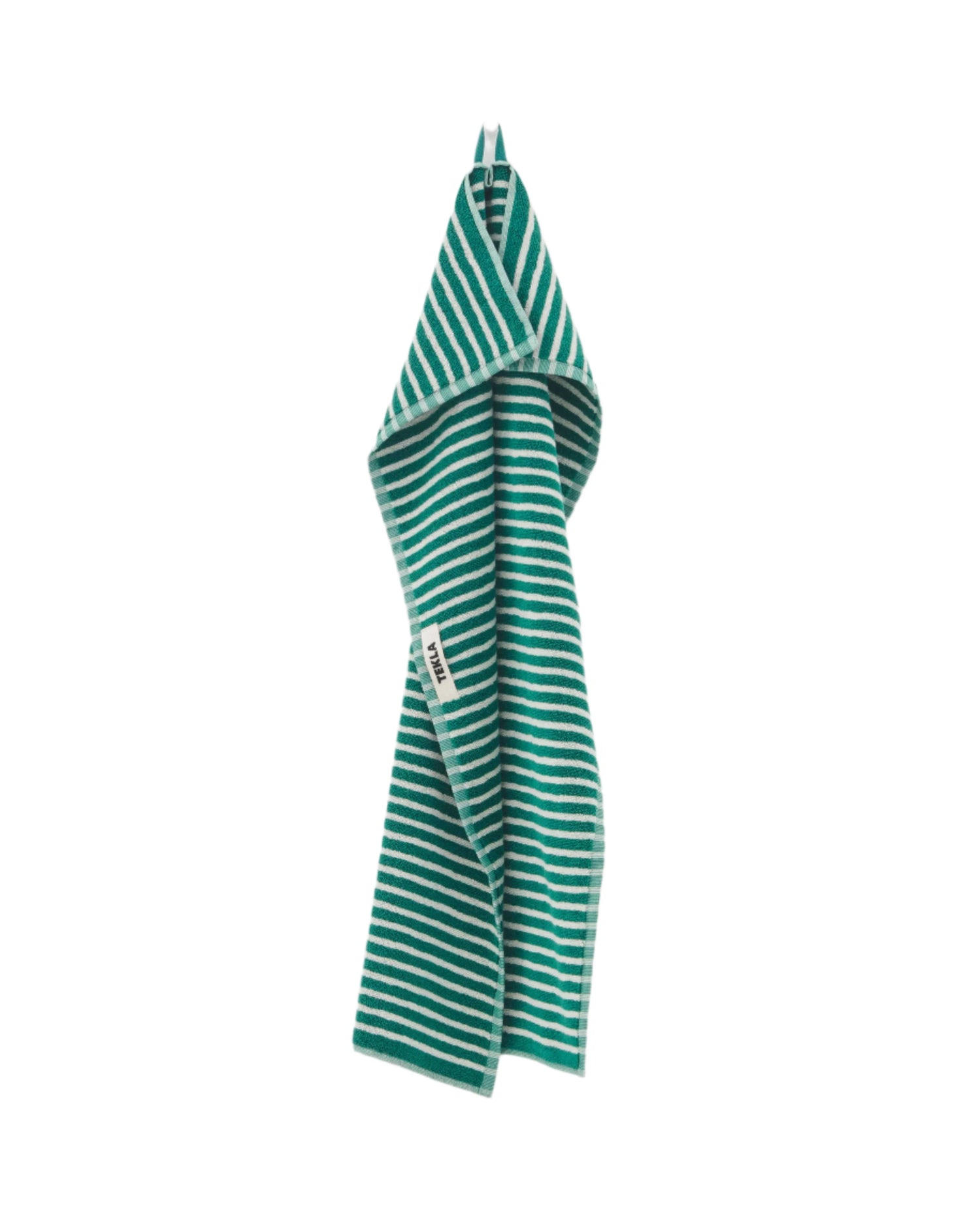 Hand Towel, Teal Green Stripes (50x90cm)