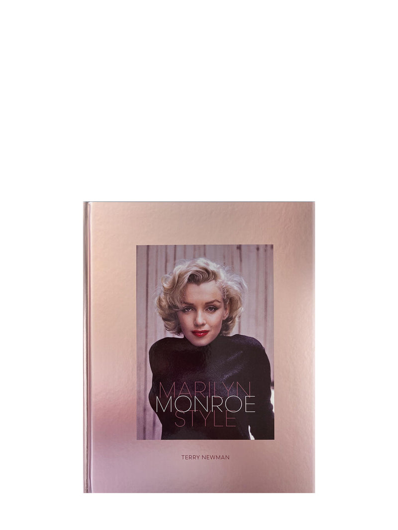 Book cover with a portrait of a famous actress on a white background