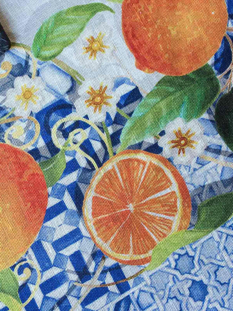 Sevillana square linen tablecloth (170x170cm)