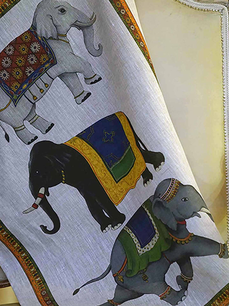 Barnum kitchen towel, elephants