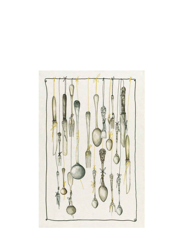 Sheffield pub linen tea towel (50x70cm)
