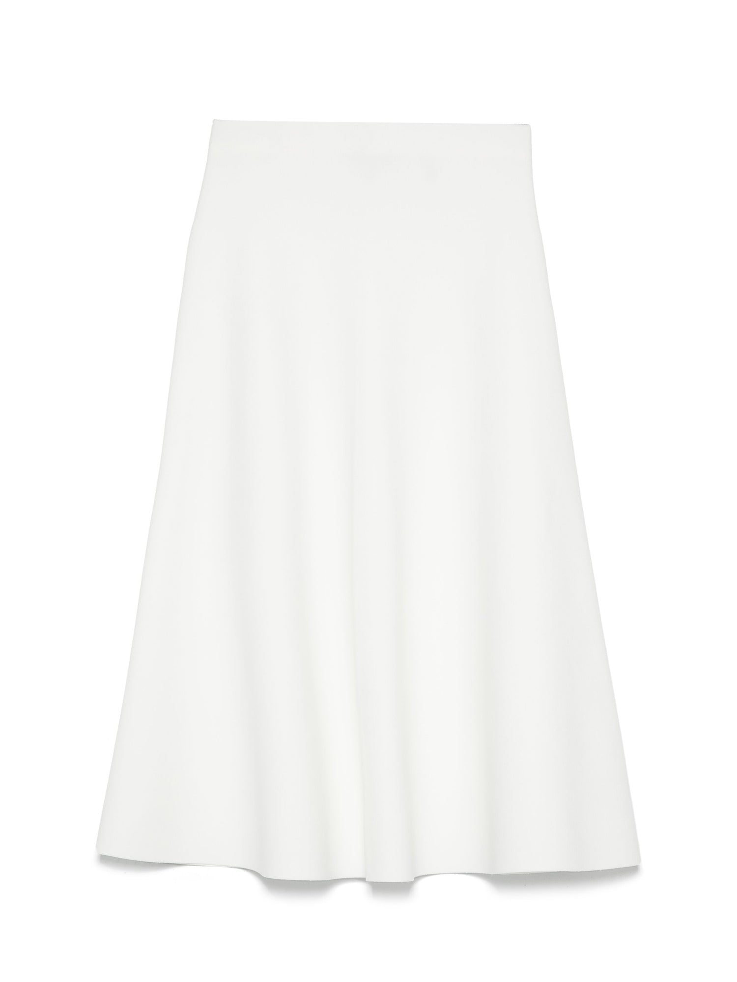 A-line jacquard skirt, white