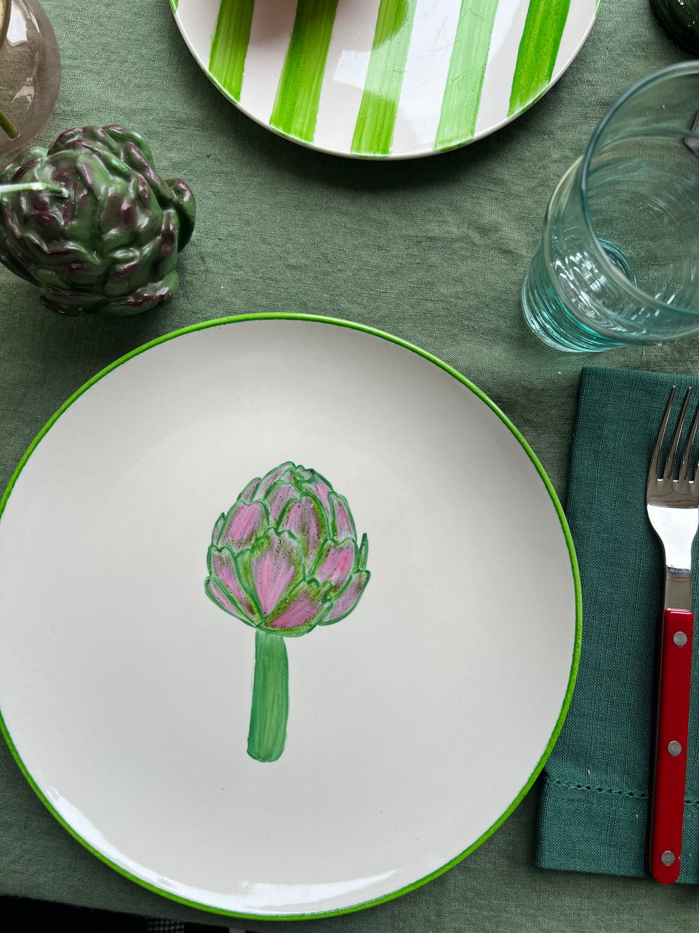 Artichoke dessert plate (21 cm)