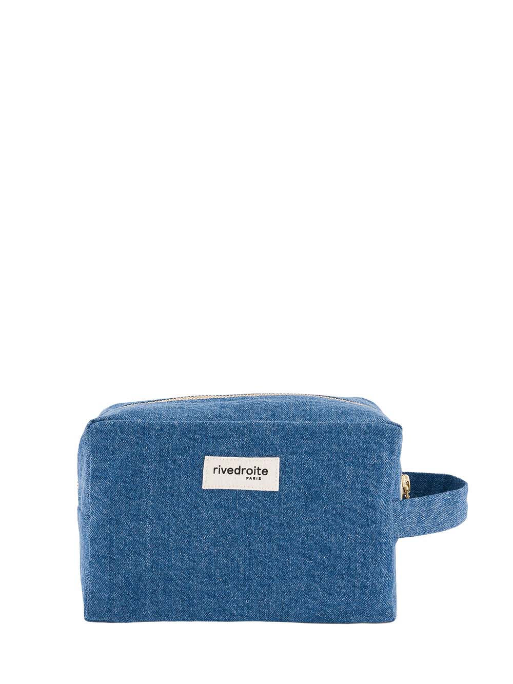 Tournelles XL toiletry bag, stone washed denim