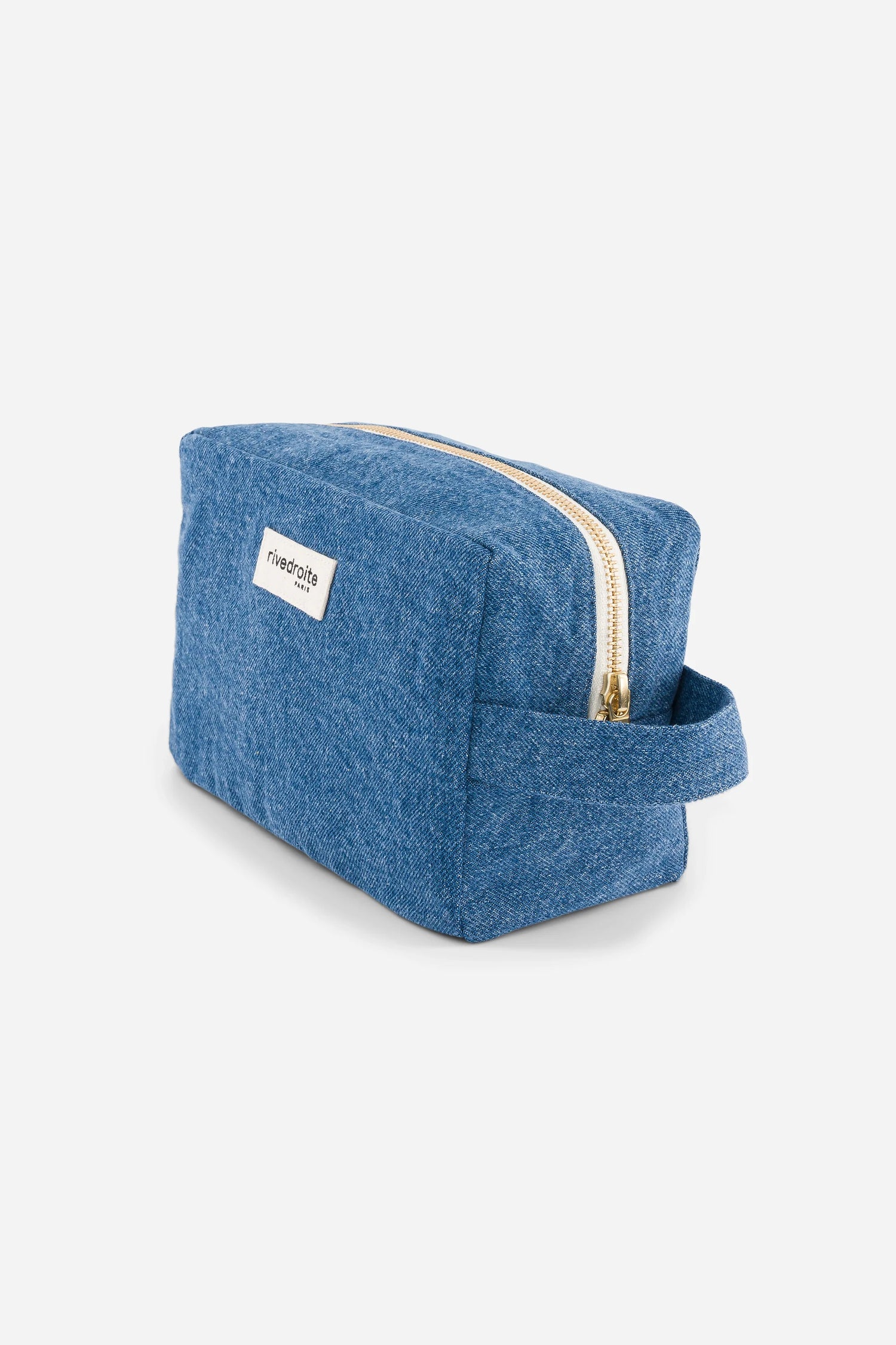 Tournelles XL toiletry bag, stone washed denim