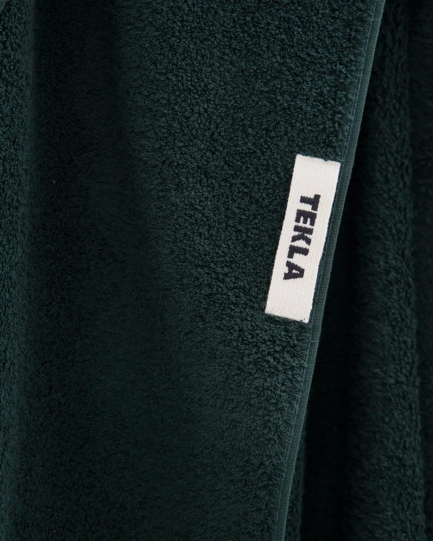 Terry Bath Towel - Solid, forrest green