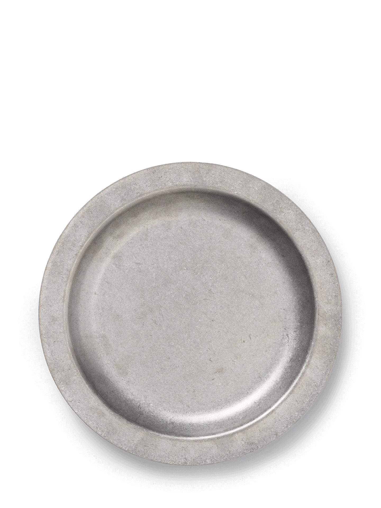 Tumbled Plate, stainless steel (20cm)