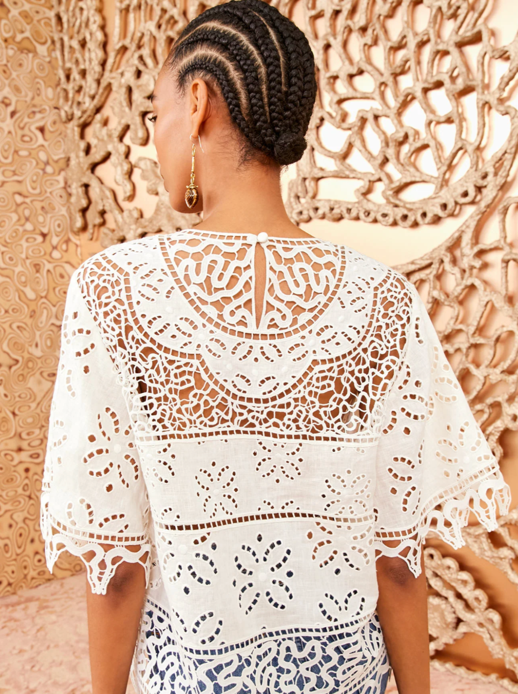 Aria Blouse, ivory