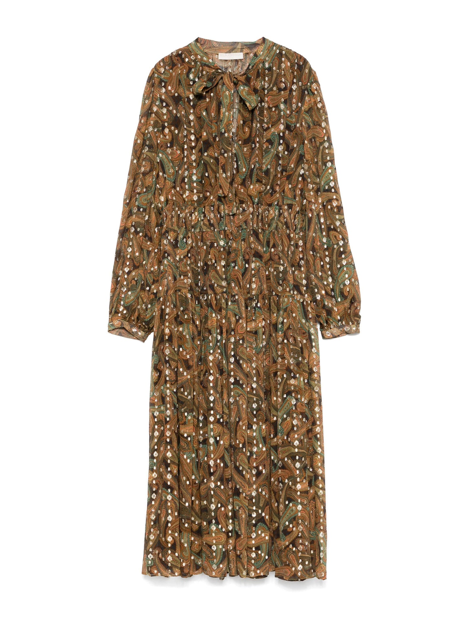 Mona Dress, tiger's eye print