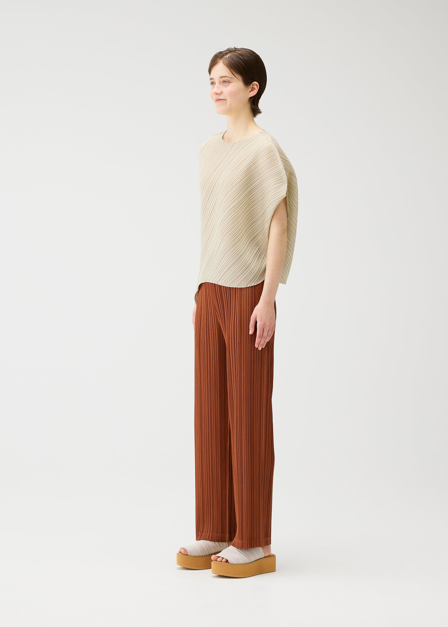 Leaf shirt, greige