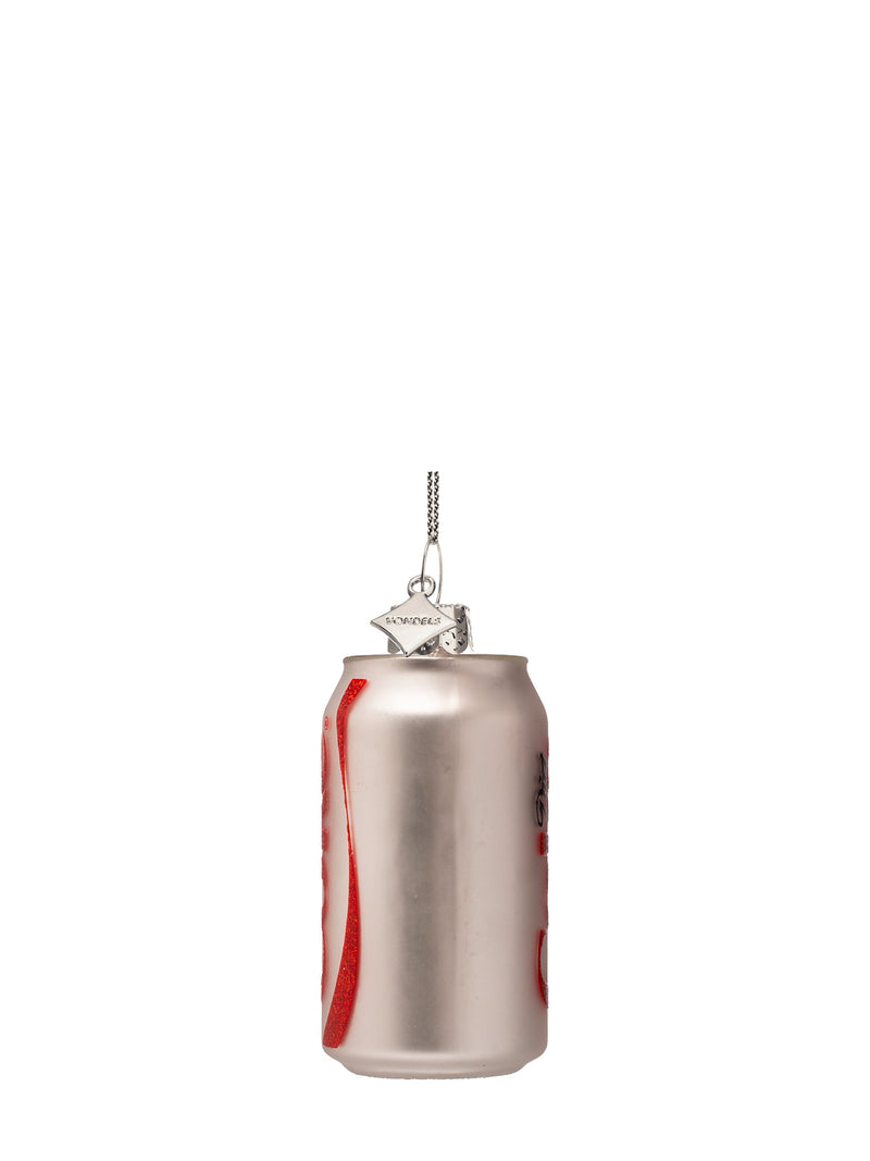Coca-Cola Diet Coke can glass ornament