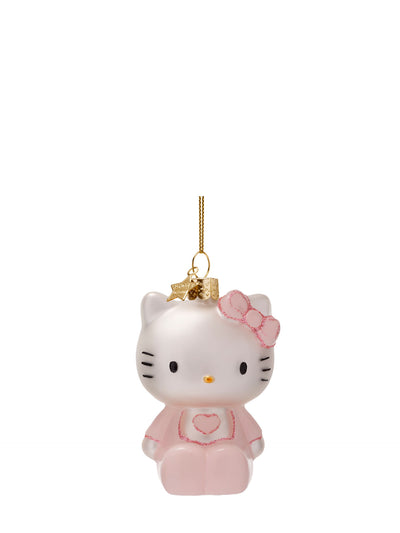 Hello Kitty baby pink glass ornament