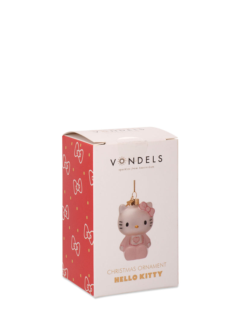 Hello Kitty baby pink glass ornament
