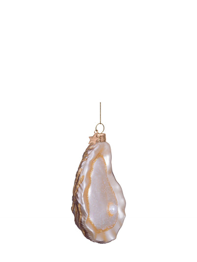 Oyster glass ornament