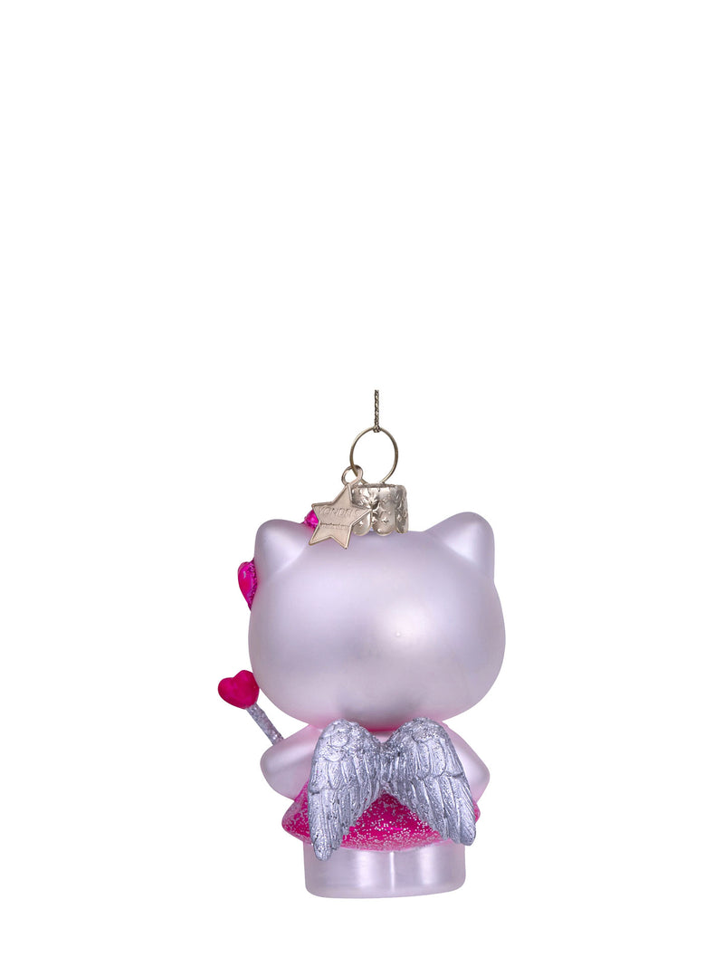 Hello Kitty glass ornament with magic wand