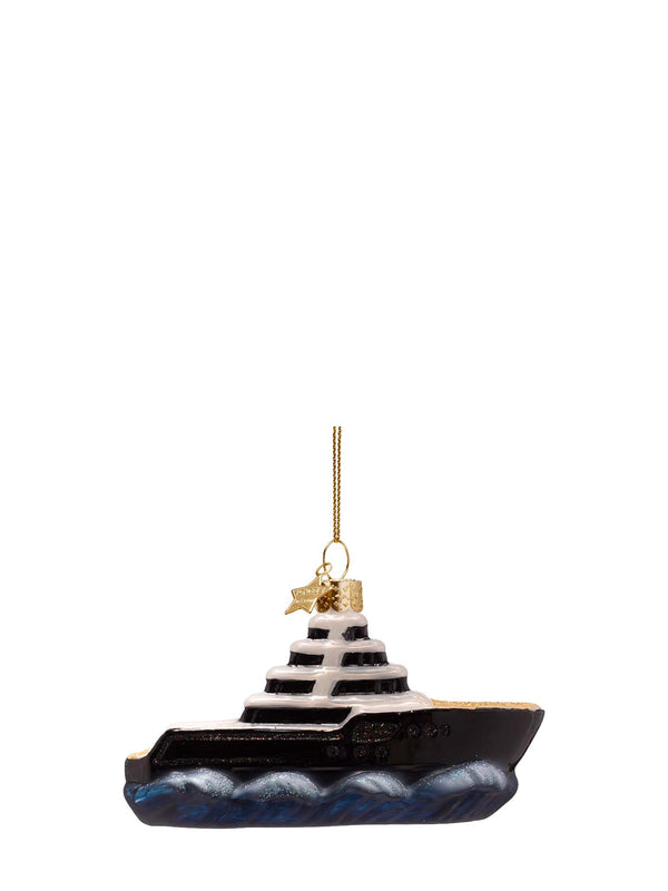 Yacht glass ornament