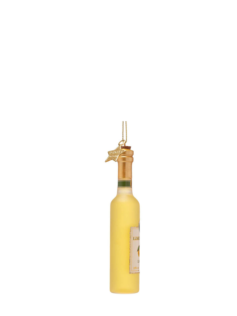 Limoncello bottle glass ornament