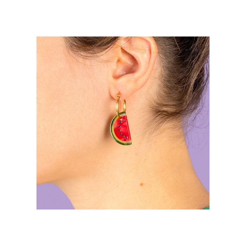 Watermelon earrings