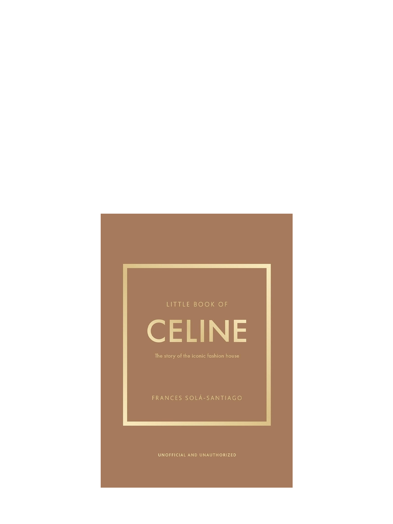 Book cover of 'Little Book of Celine' with gold text on a beige background