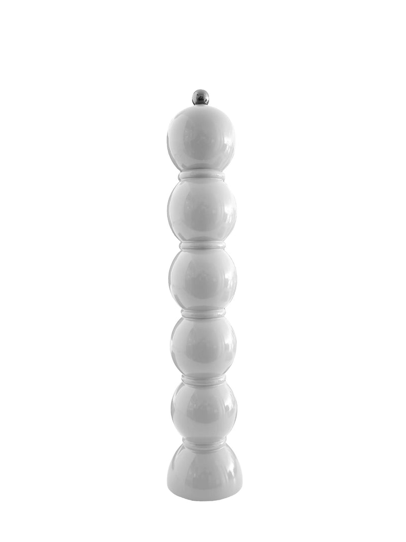Bobbin salt & pepper mill, white (35cm)