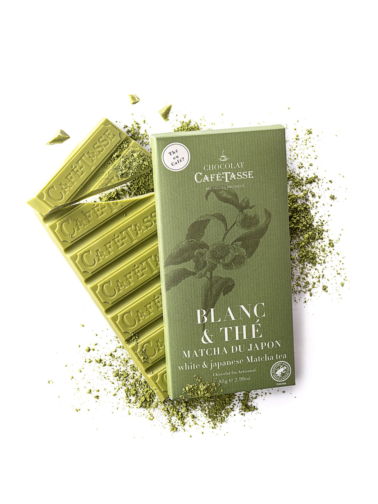 Blanc & Thé Matcha du Japon Chocolate (85g)