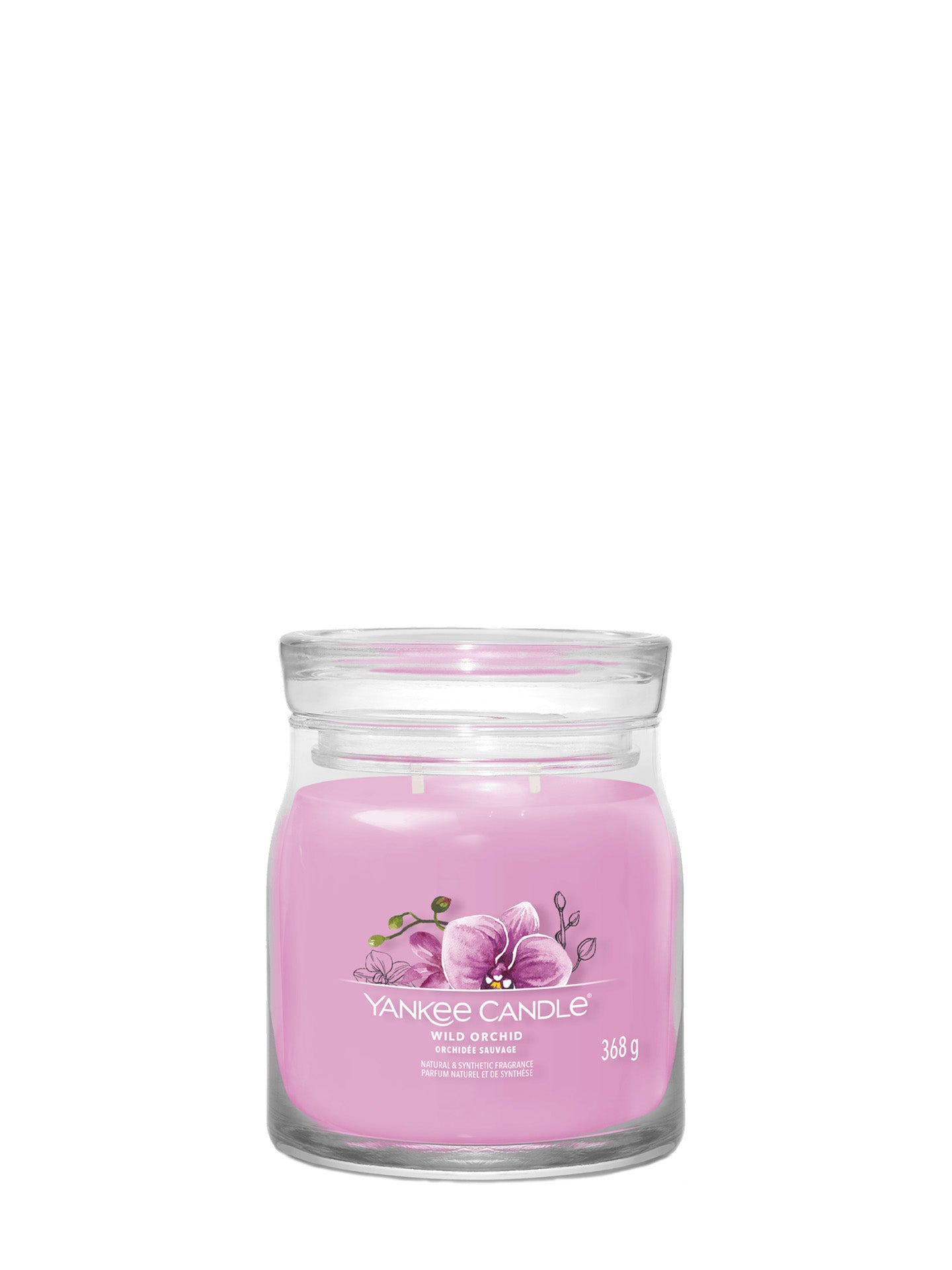 Wild orchid signature jar, medium