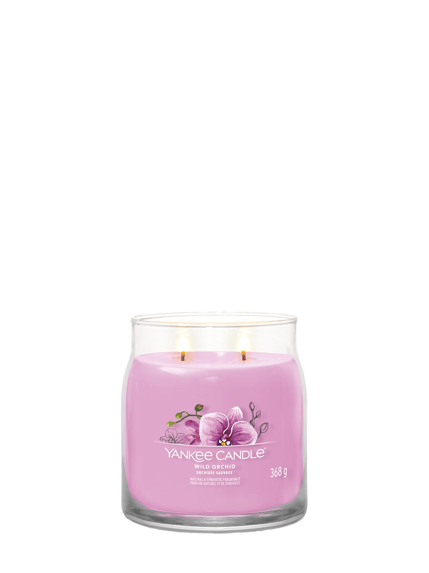 Wild orchid signature jar, medium