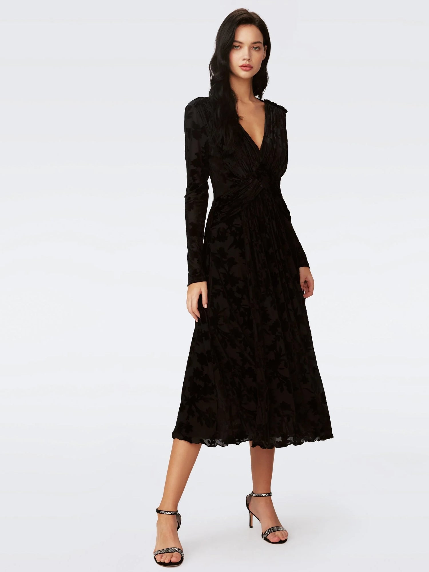 Strand dress, black