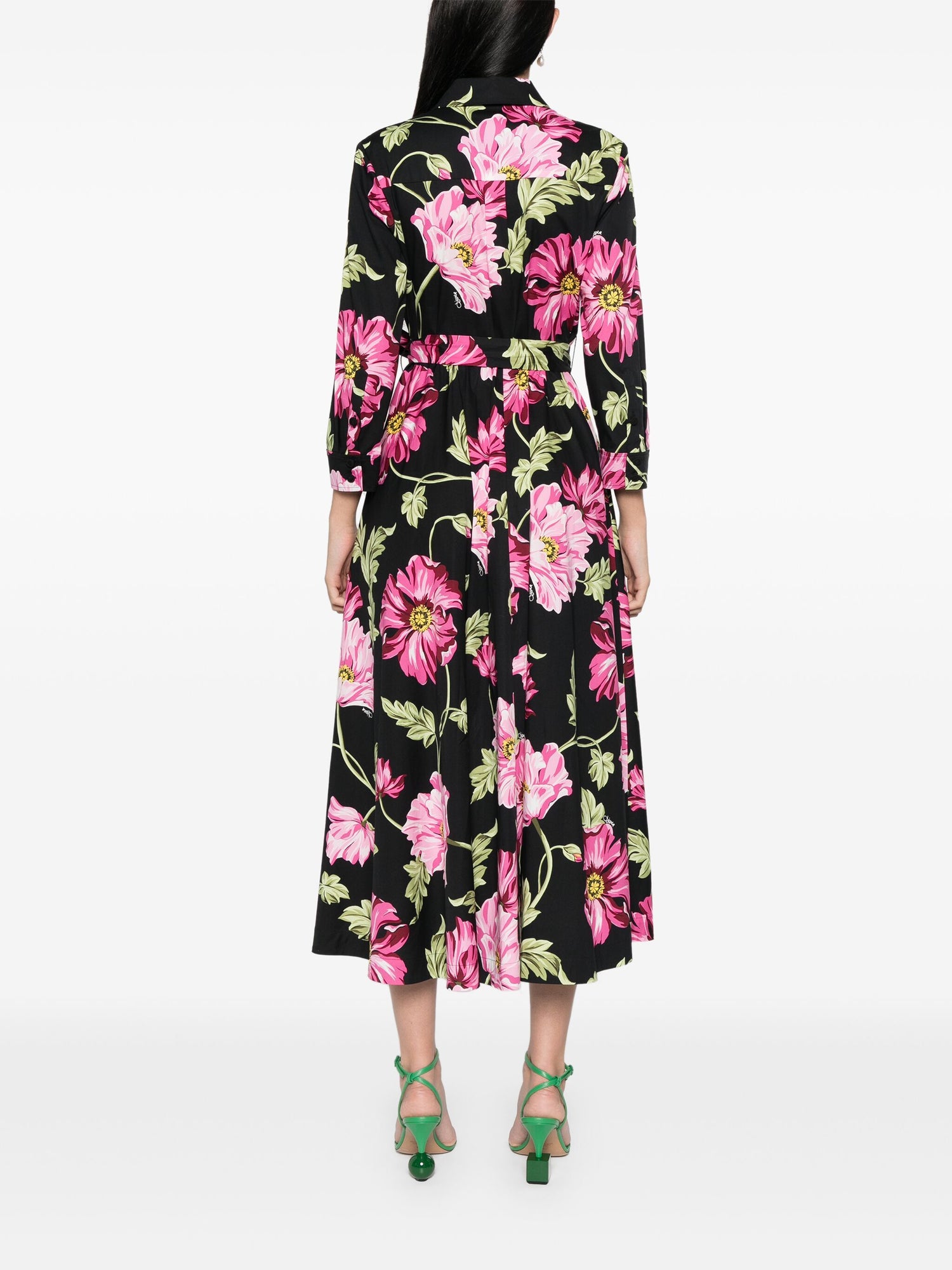 Blaine midi dress, hendrix floral pink