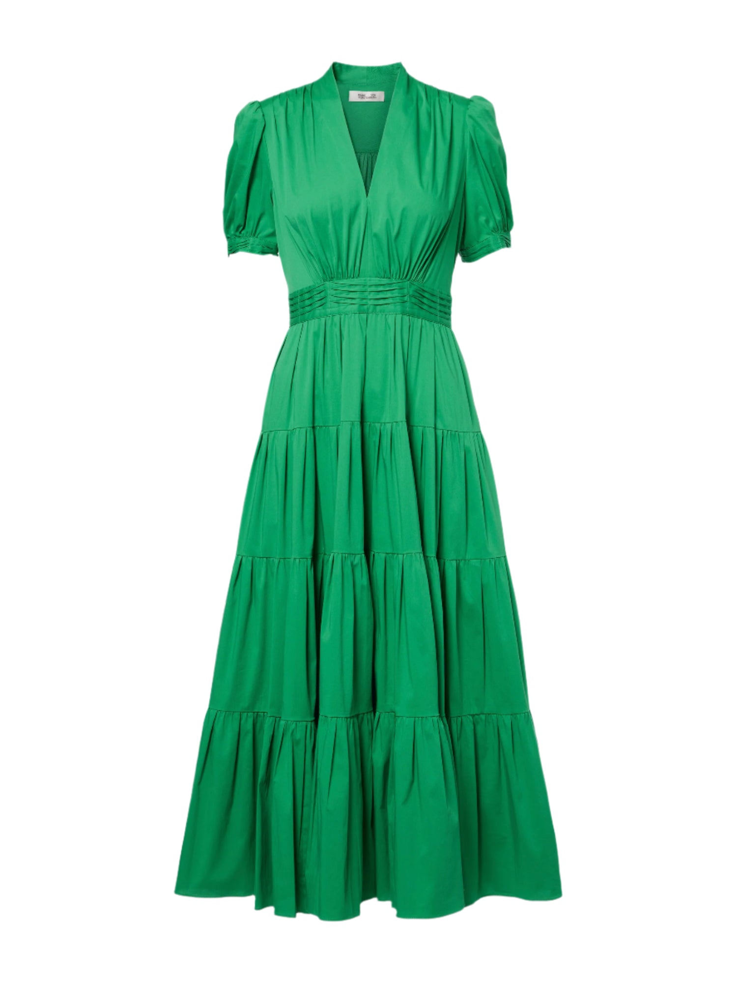 Darby midi dress, signature green