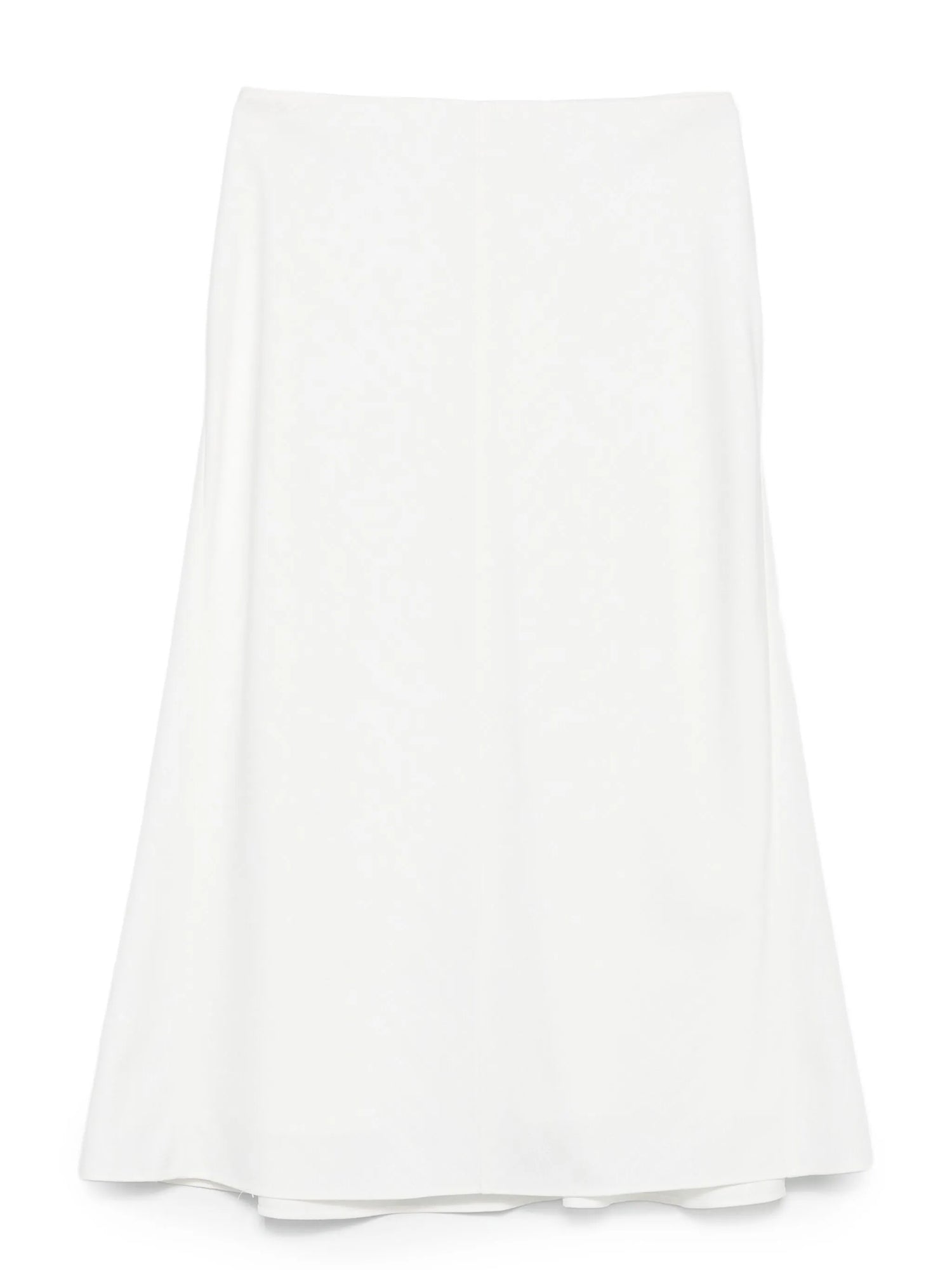 White skirt on a white background