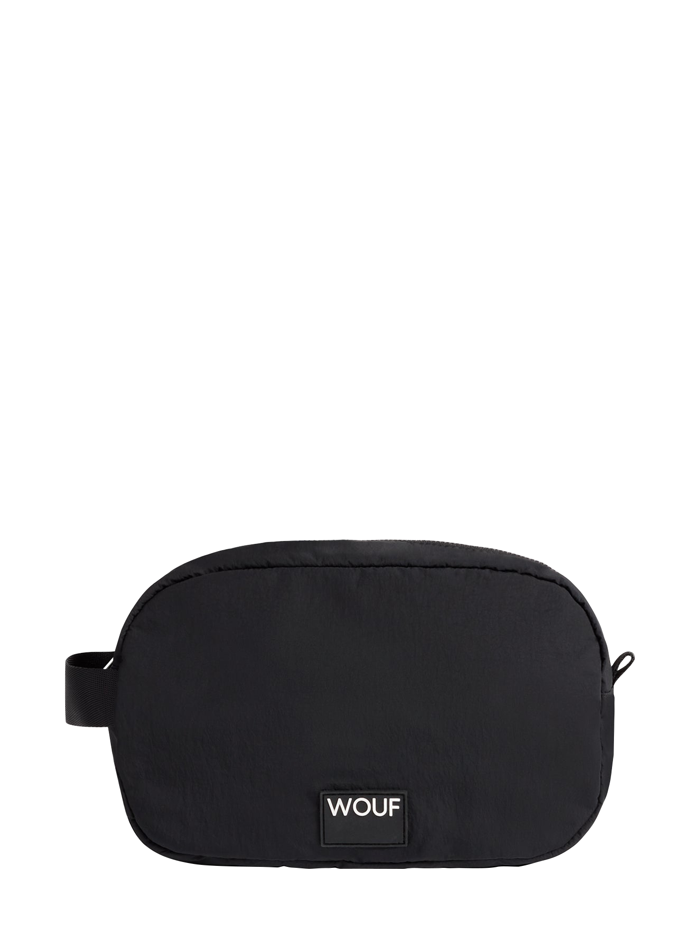 Midnight black toiletry bag, L