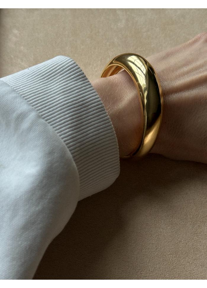 Odessa chunky bracelet, goldplated