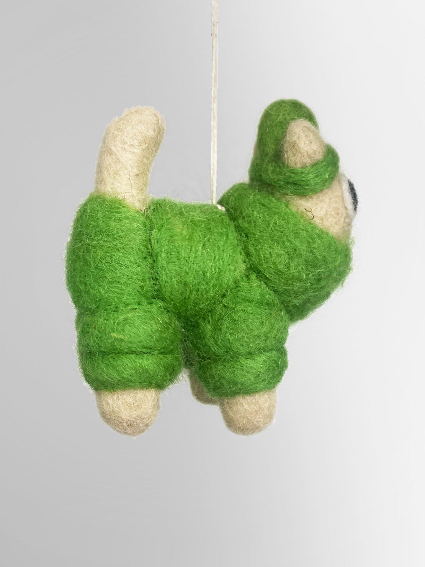 Lee, Cat in Puffa felt ornament