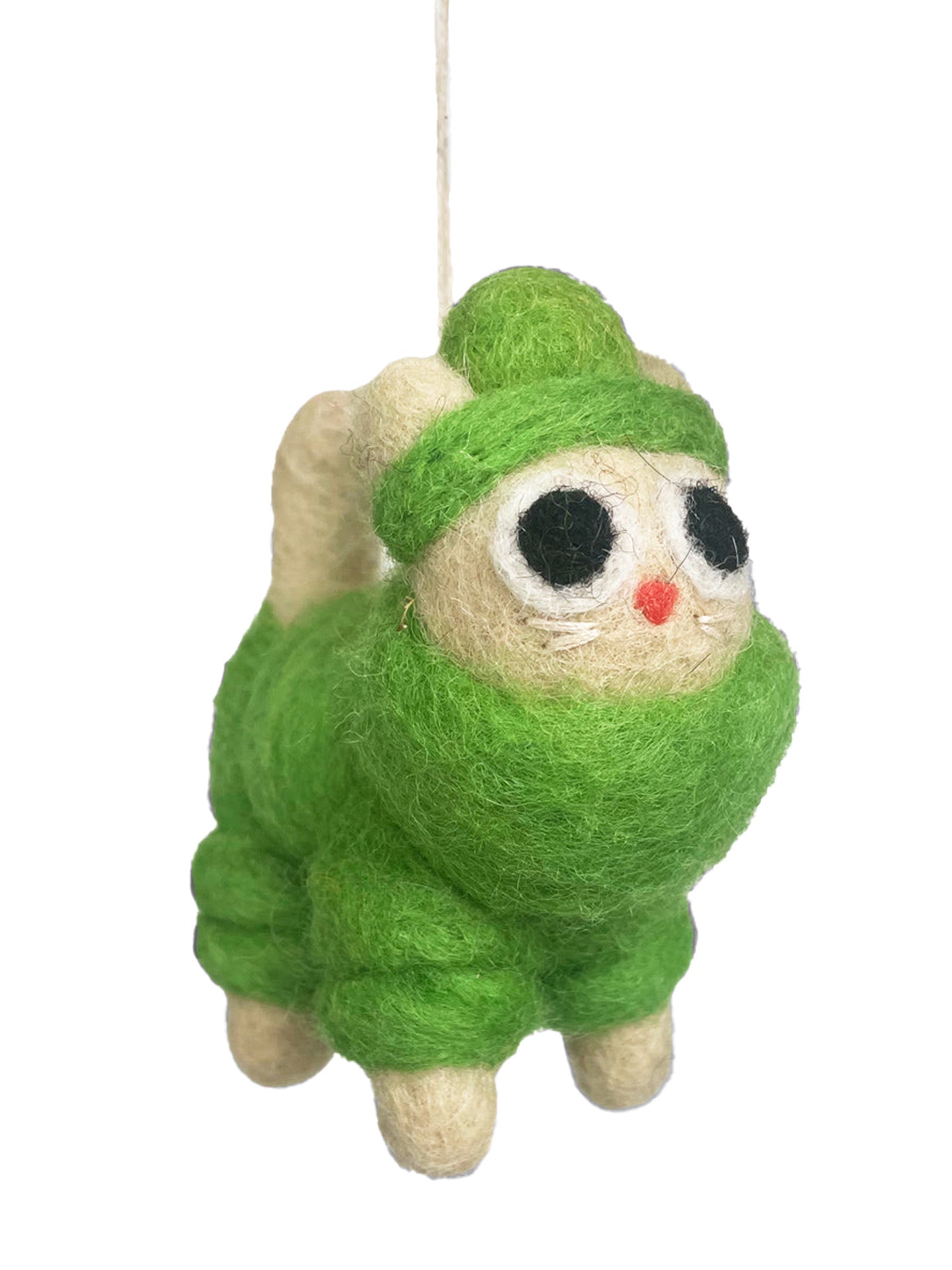 Lee, Cat in Puffa felt ornament