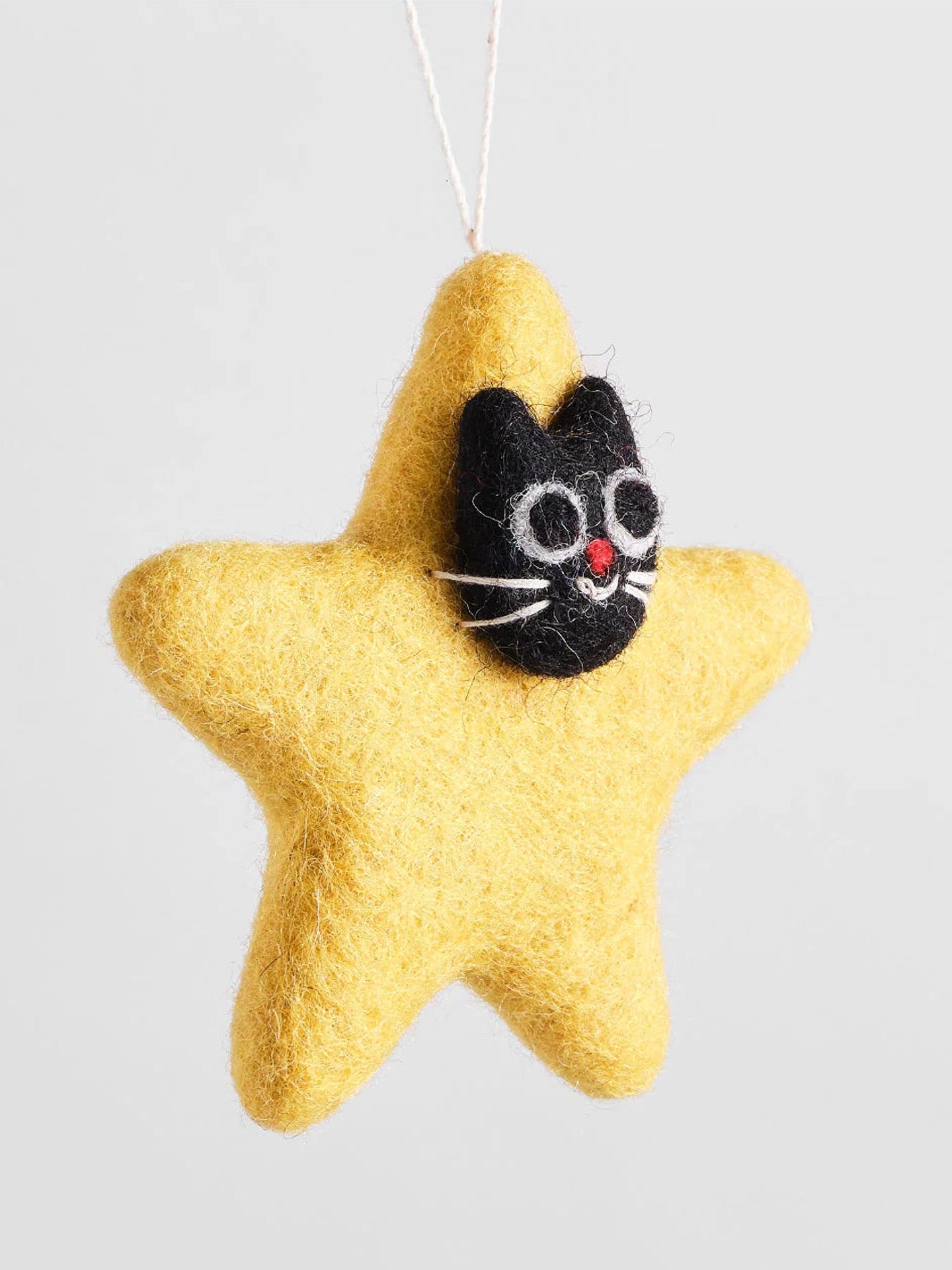 Stella, Cat Star felt ornament