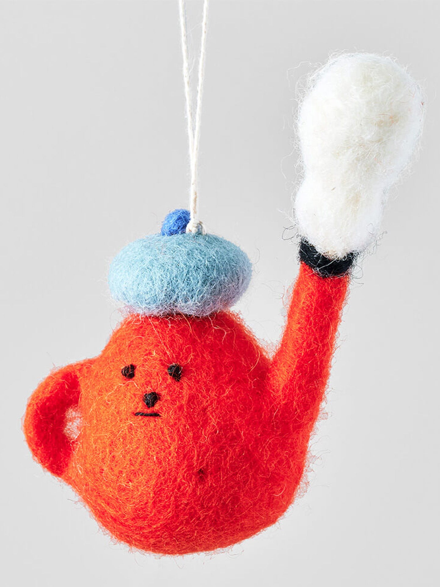 Teapot felt ornament