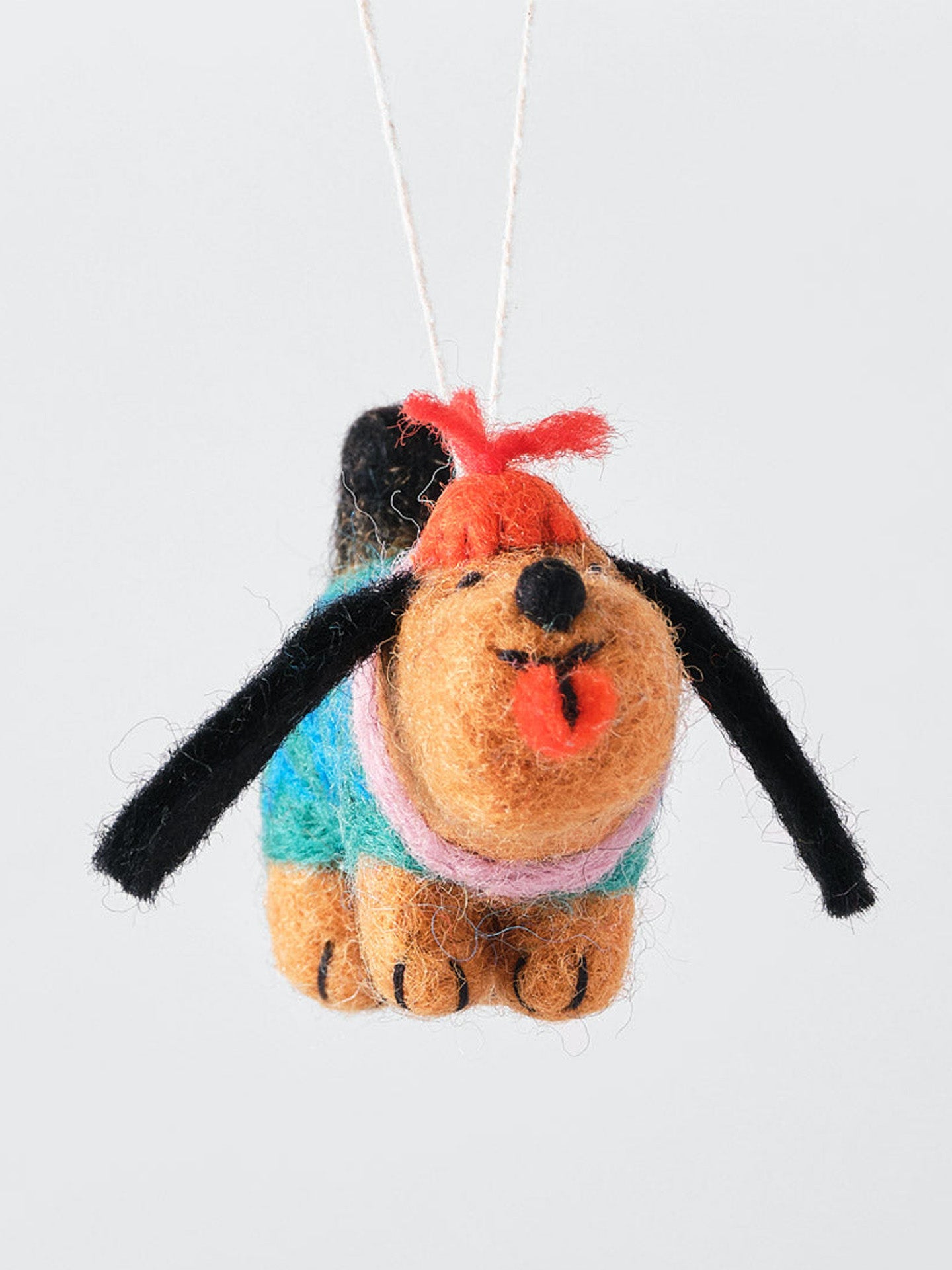 Wiener, Sausage Dog felt ornament