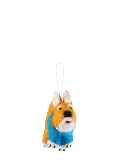 Shishi, Shiba Dog felt ornament