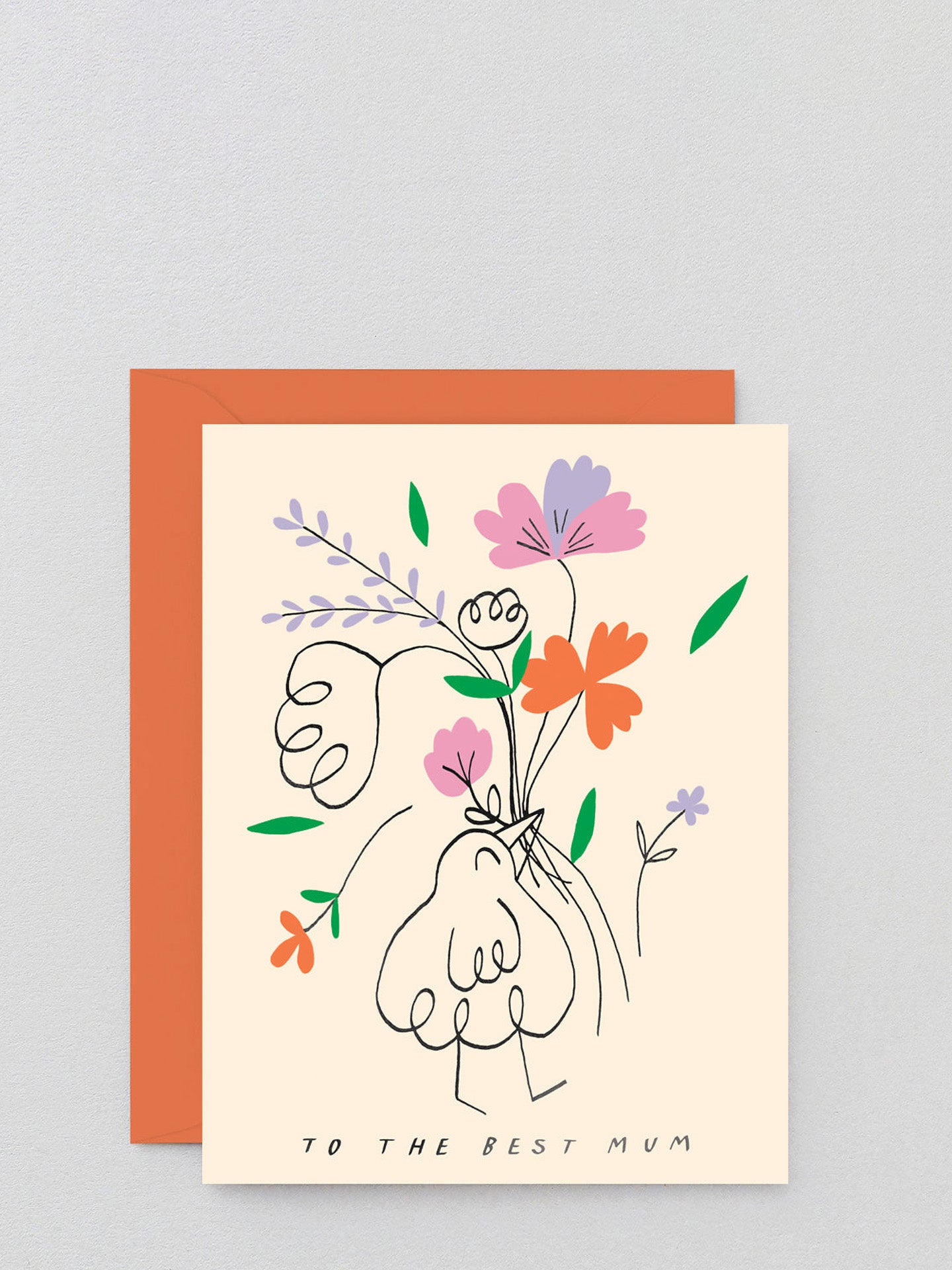 To The Best Mum chick Mother's Day card