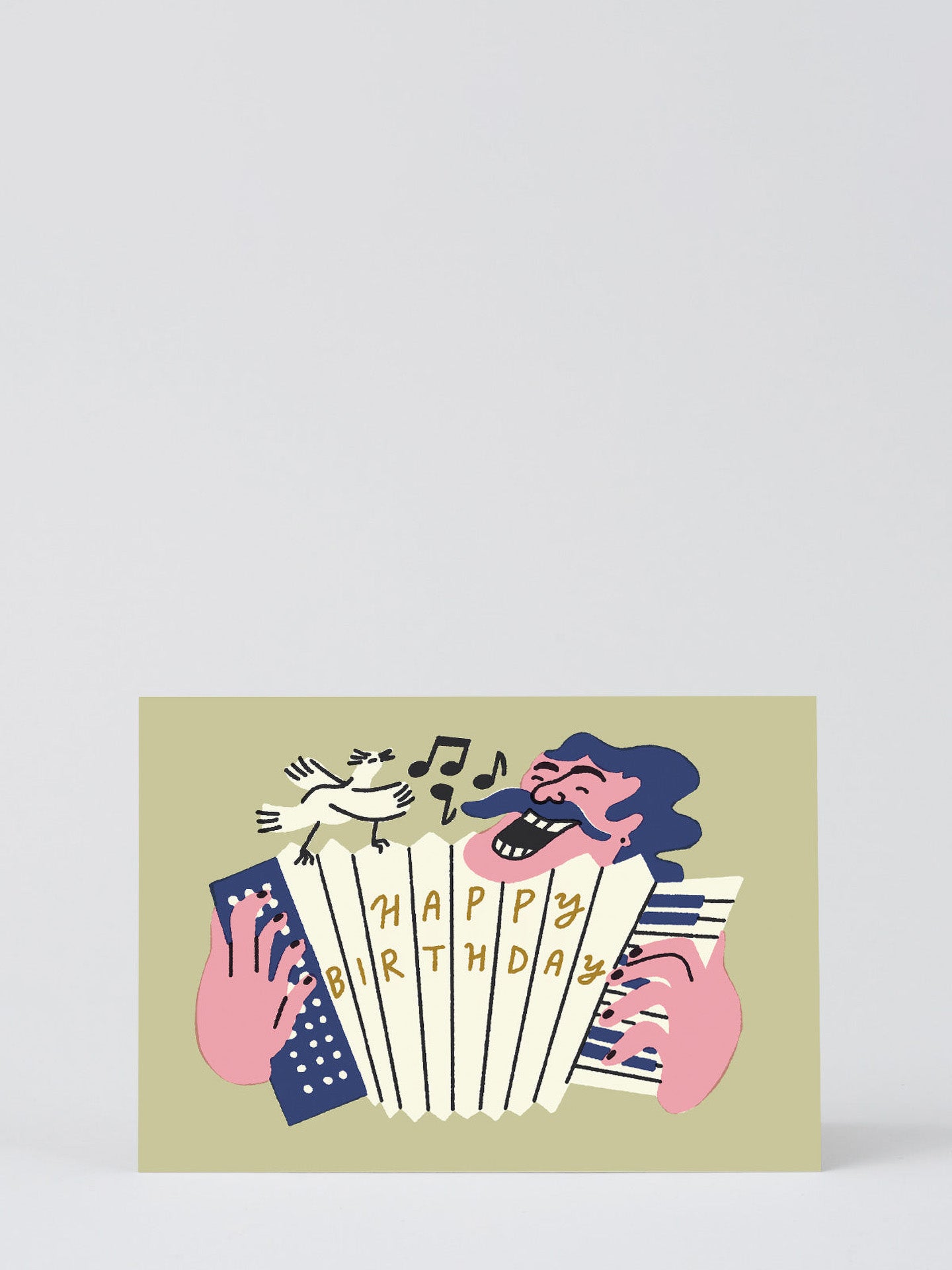 Happy Birthday Accordion birthday card